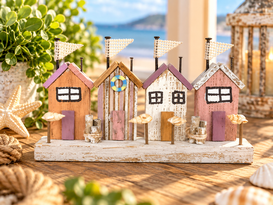 Coastal Beach Hut Ornament