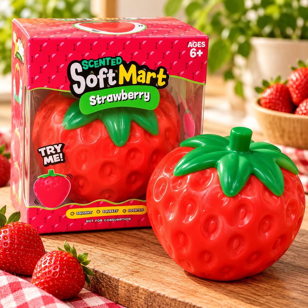 Squishy strawberry