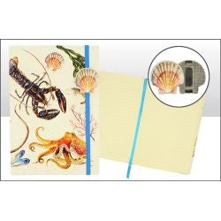Fruits De Mer A5 notebook with Band Charm