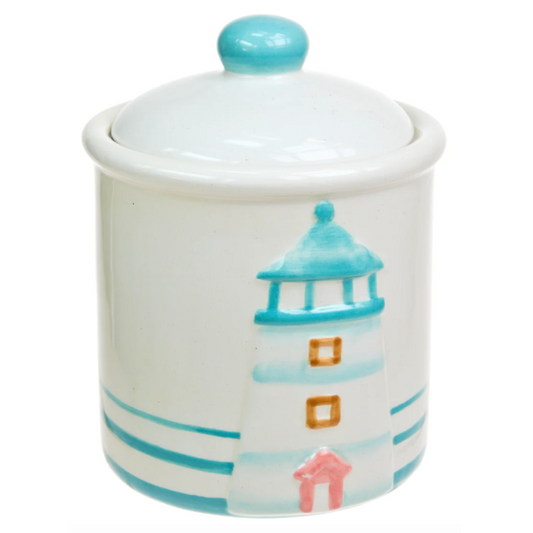 Ceramic Lighthouse Design Pot